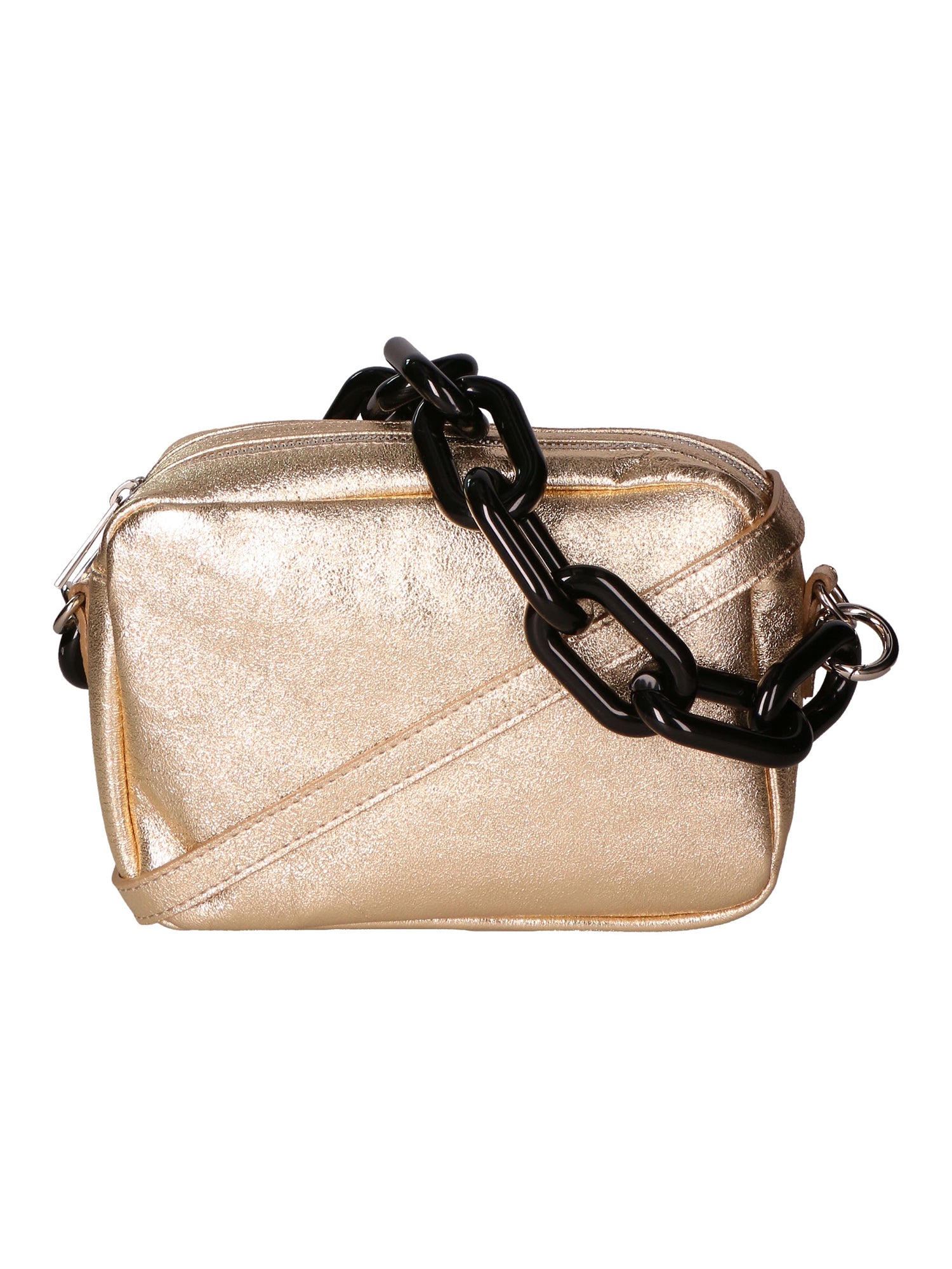 Barbara Borsa a spalla da donna Vera pelle 05706-L003 ORO Gave Lux