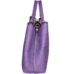 Borsa a mano da donna Paglia & Pelle MYB-05168-SS-307+D45 VIOLA My Best Bag
