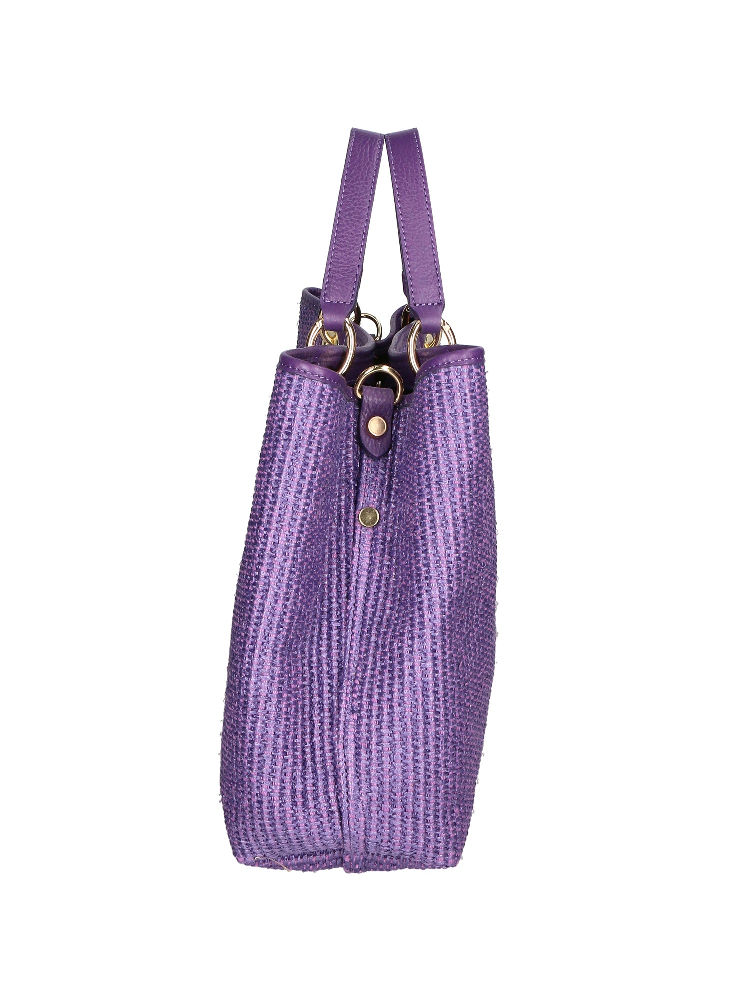 Borsa a mano da donna Paglia & Pelle MYB-05168-SS-307+D45 VIOLA My Best Bag