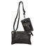 Ifigenia Borsa a tracolla da donna Vera pelle 05932-D28 NERO BLACK Gave Lux