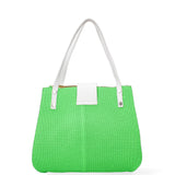 Palermo Borsa a spalla da donna Vera pelle 697756-VERDE Gave Lux