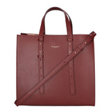 Borsa a mano da donna 100% pelle MYB-8001-FW-PL34 BORGOGNA My Best Bag