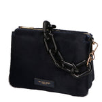 Borsa a spalla da donna Vera pelle di cavallino MYB-8021-FW-NOTTE My Best Bag