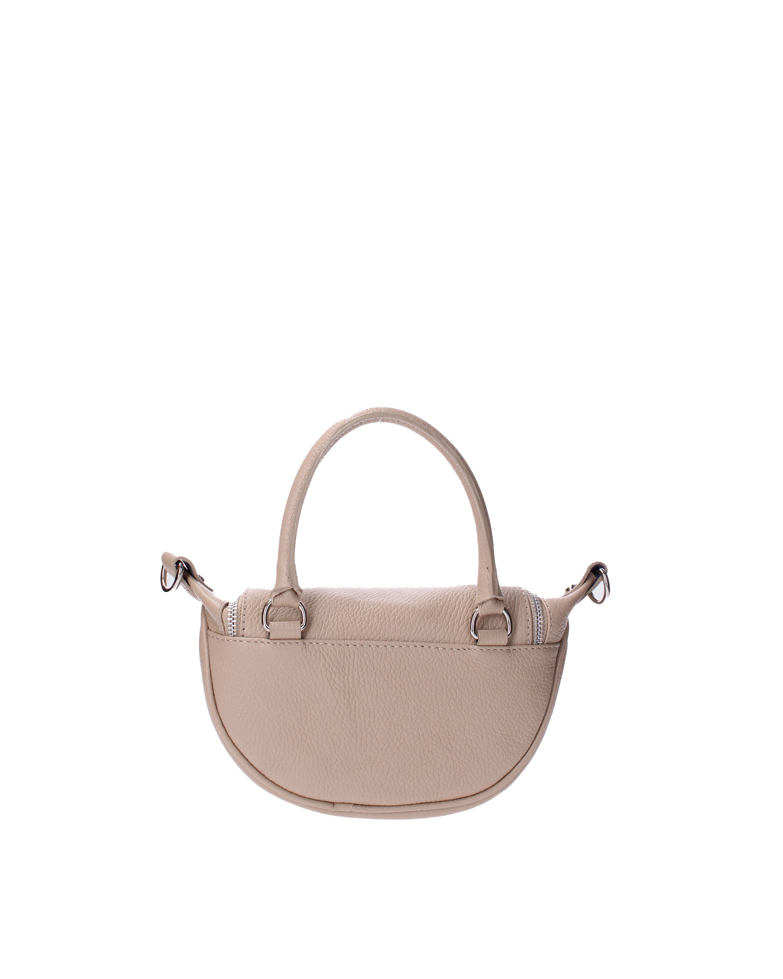 Mae Borsa a mano da donna Vera pelle 07142-D05 CAPPUCCINO Viola Castellani