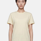 T-shirt in 84% Cotone 16% Elastan Giallo