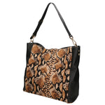 Asia Borsa a spalla da donna Vera pelle 05475-PITONE CUOIIO 007 Gave Lux