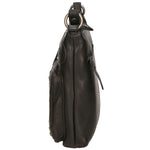 Borsa a tracolla da uomo Vera pelle RFID HILB-15118-NERO Hill Burry