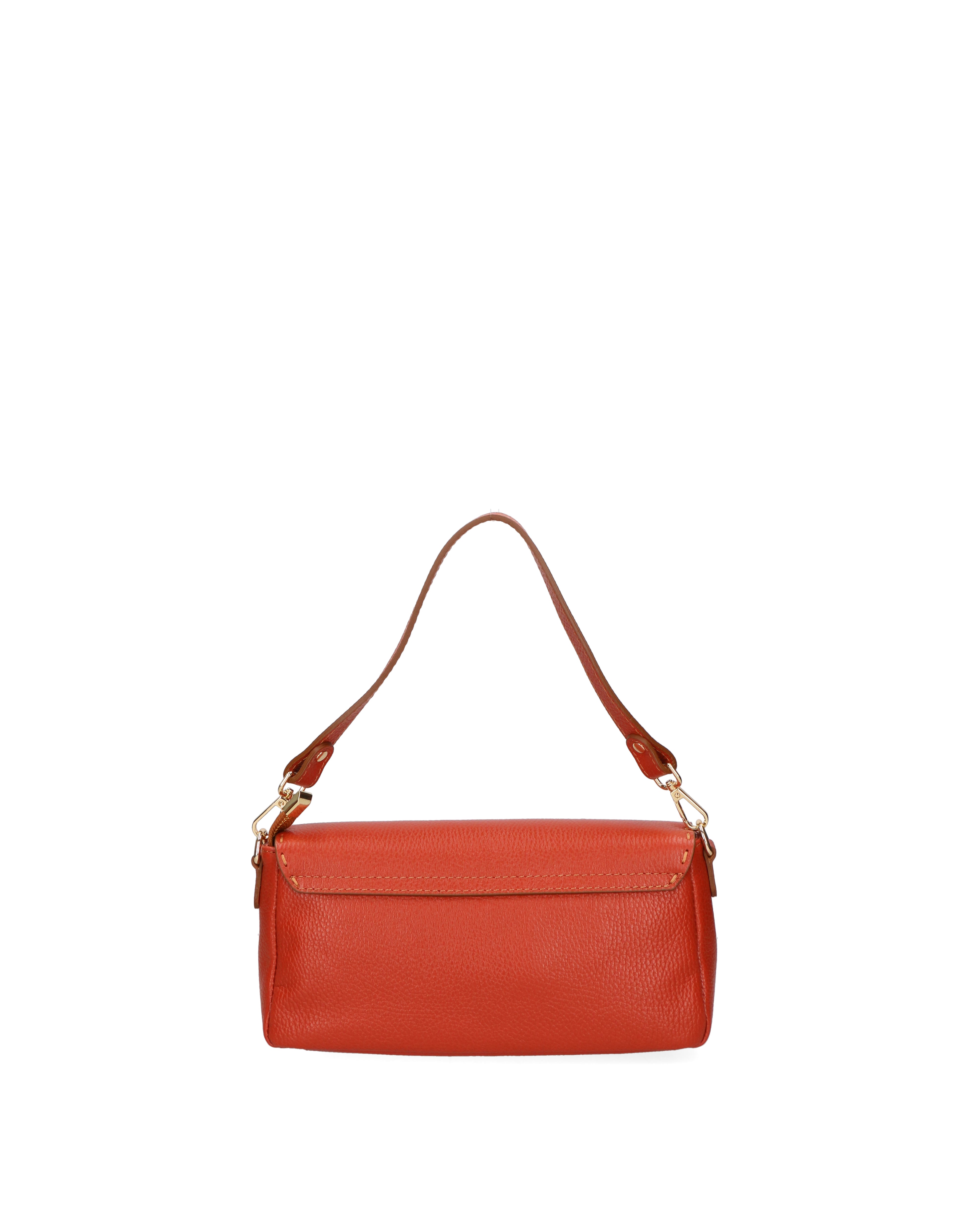 Wally Borsa a spalla da donna Vera pelle 06869-D61 MATTONE Gave Lux