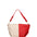 Borsa a spalla da donna Vera pelle 07165-D58 ROSSO+D37 LATTE Roberta Rossi