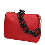 Borsa a spalla da donna Vera pelle italiana MYB-8020-FW-ROSSO My Best Bag