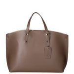 Lumena Borsa a mano da donna Vera pelle 2094-L134 TAUPE SCURO Gave Lux