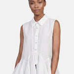 Blusa in 86 Lyocell 14 Poliestere Bianco