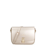 Lumena Chic Borsa a tracolla da donna Vera pelle 7987-L800 ORO Chiara Ferretti