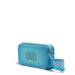 Borsa a spalla da donna 100% PVC FLAT MARC-NORSE BLUE Marc Ellis