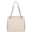 Isabella Borsa a mano da donna Vera pelle 06217-S37 LATTE Gave Lux