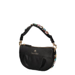 Eterea Chic Borsa a spalla da donna 100% poliuretano B17173-NERO Braccialini