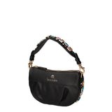 Eterea Chic Borsa a spalla da donna 100% poliuretano B17173-NERO Braccialini