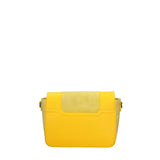 Soleada Borsa a tracolla da donna Vera pelle 8918-GIALLO Gave Lux