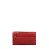 Portafoglio da uomo in vera pelle Casual HILB-5009-ROSSO Hill Burry