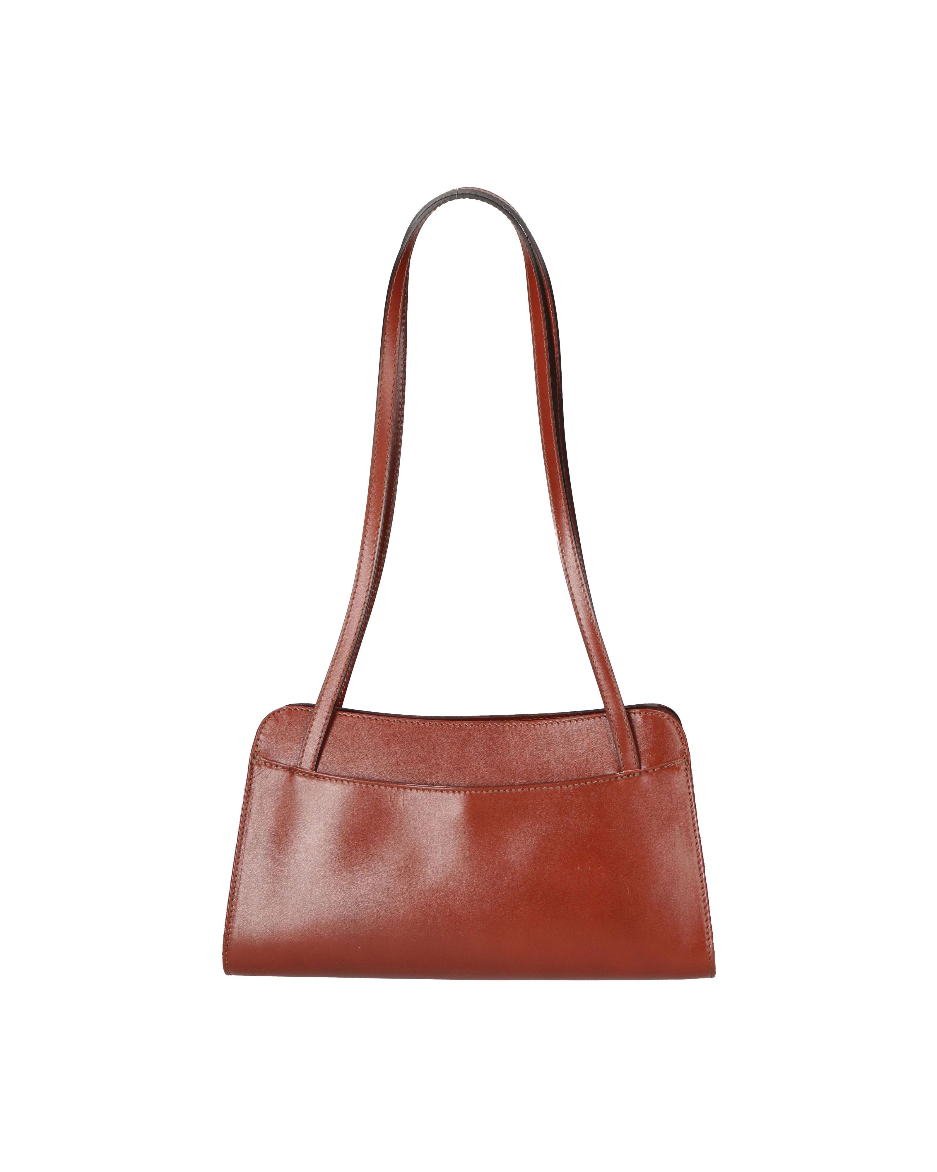 Edera Chic Borsa a spalla da donna Vera pelle 9120-ROSSO Gave Lux