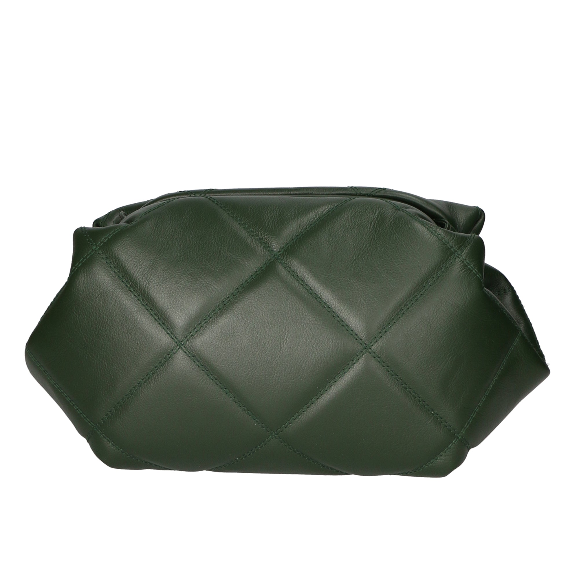 Borsa a tracolla da donna Vera pelle MYB-8043-FW-S14 VERDE SCURO My Best Bag
