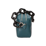 Barbara Borsa a spalla da donna Vera pelle 05706-D33 PETROLIO Gave Lux