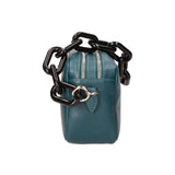 Barbara Borsa a spalla da donna Vera pelle 05706-D33 PETROLIO Gave Lux