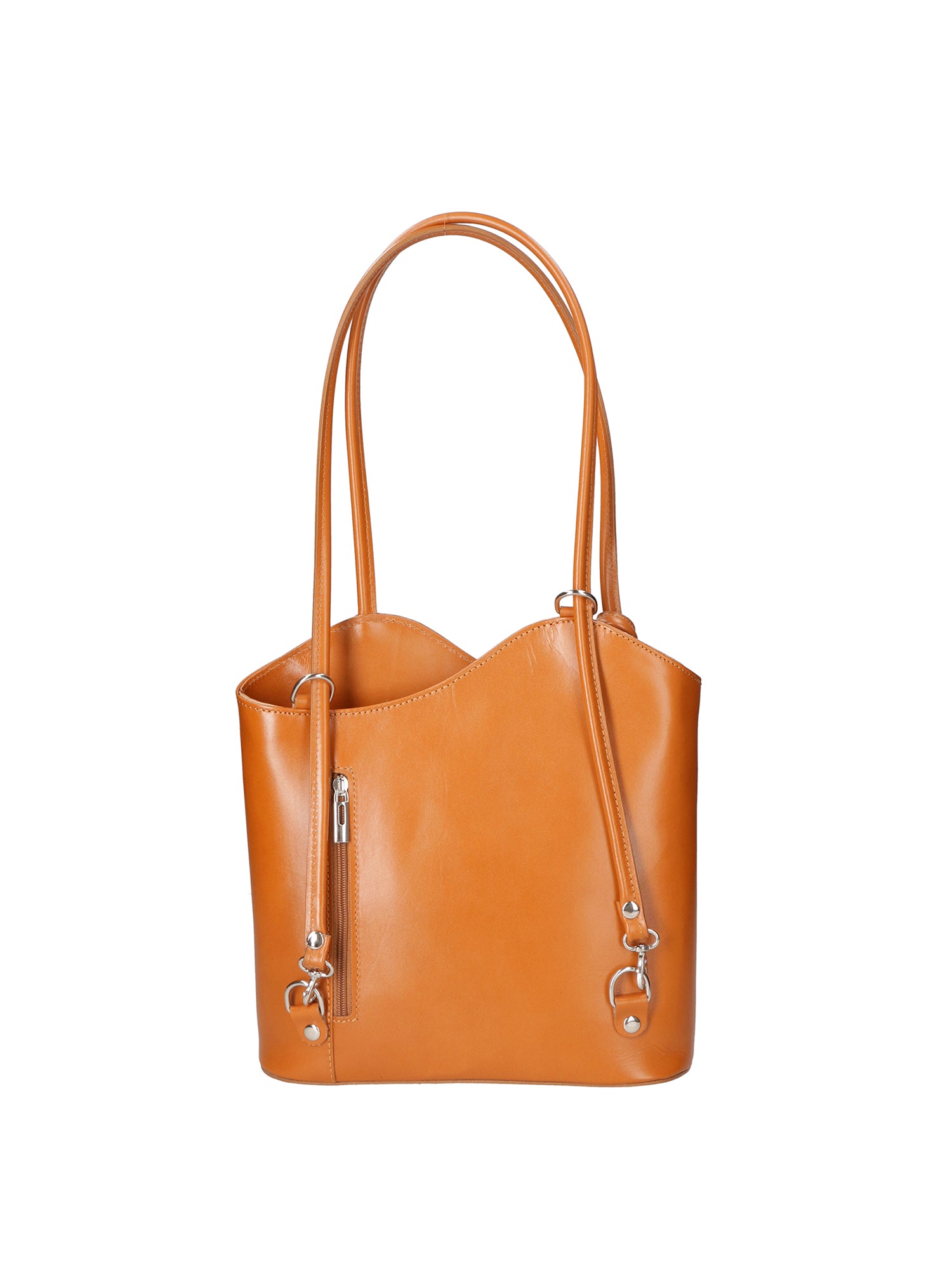 Fabiola Borsa a spalla da donna 100% pelle 9039-CUOIO COGNAC Gave Lux