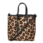 Borsa a mano da donna Vera pelle di cavallino MYB-6038-FW-LEO GRANDE My Best Bag