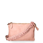 Lucca Borsa a tracolla da donna Vera pelle 1001-D13 ROSA Gave Lux