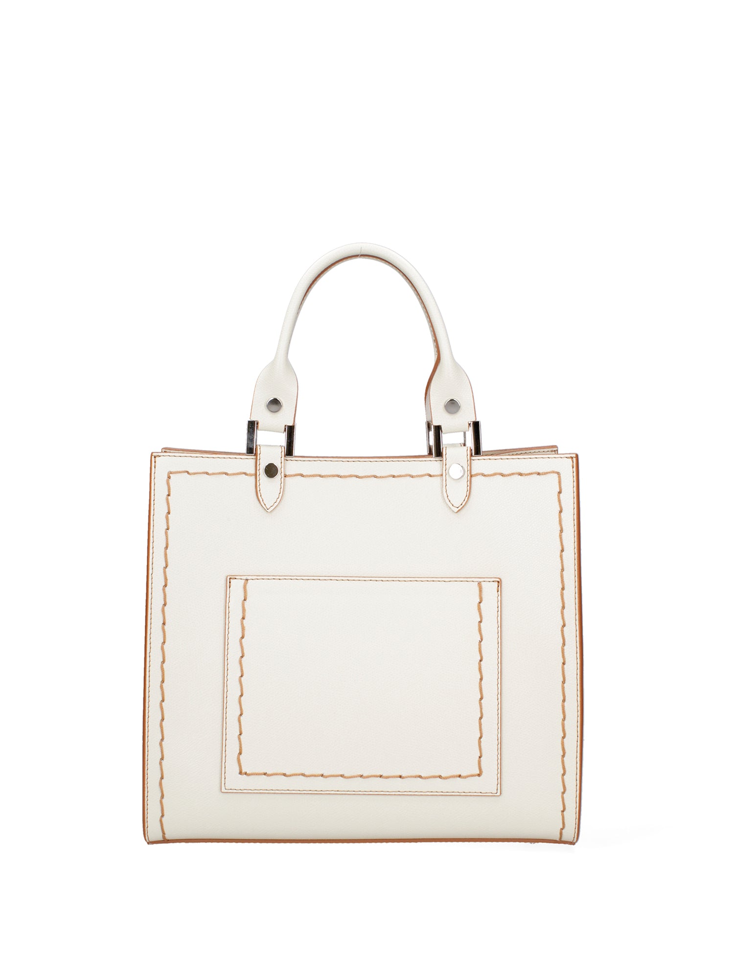 Borsa a mano da donna 100% vera pelle 07262-P 602 BEIGE Roberta Rossi