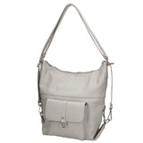Kesha Borsa a spalla da donna Vera pelle 3301-GRIGIO Gave Lux