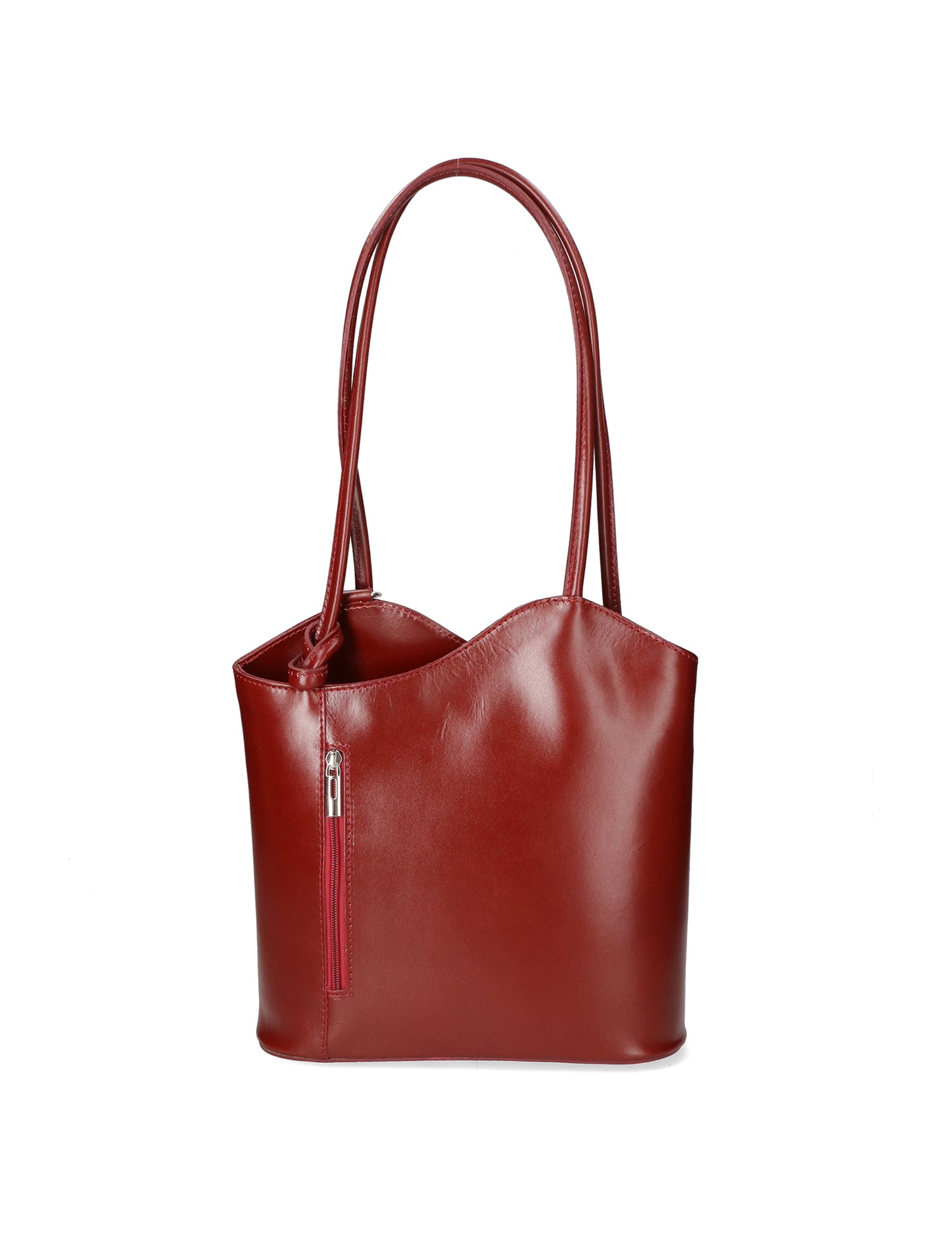Fabiola Borsa a spalla da donna 100% pelle 9039-ROSSO RED Gave Lux