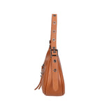 Loredana Borsa a spalla da donna Vera pelle 06548-CUOIO SCURO Gave Lux