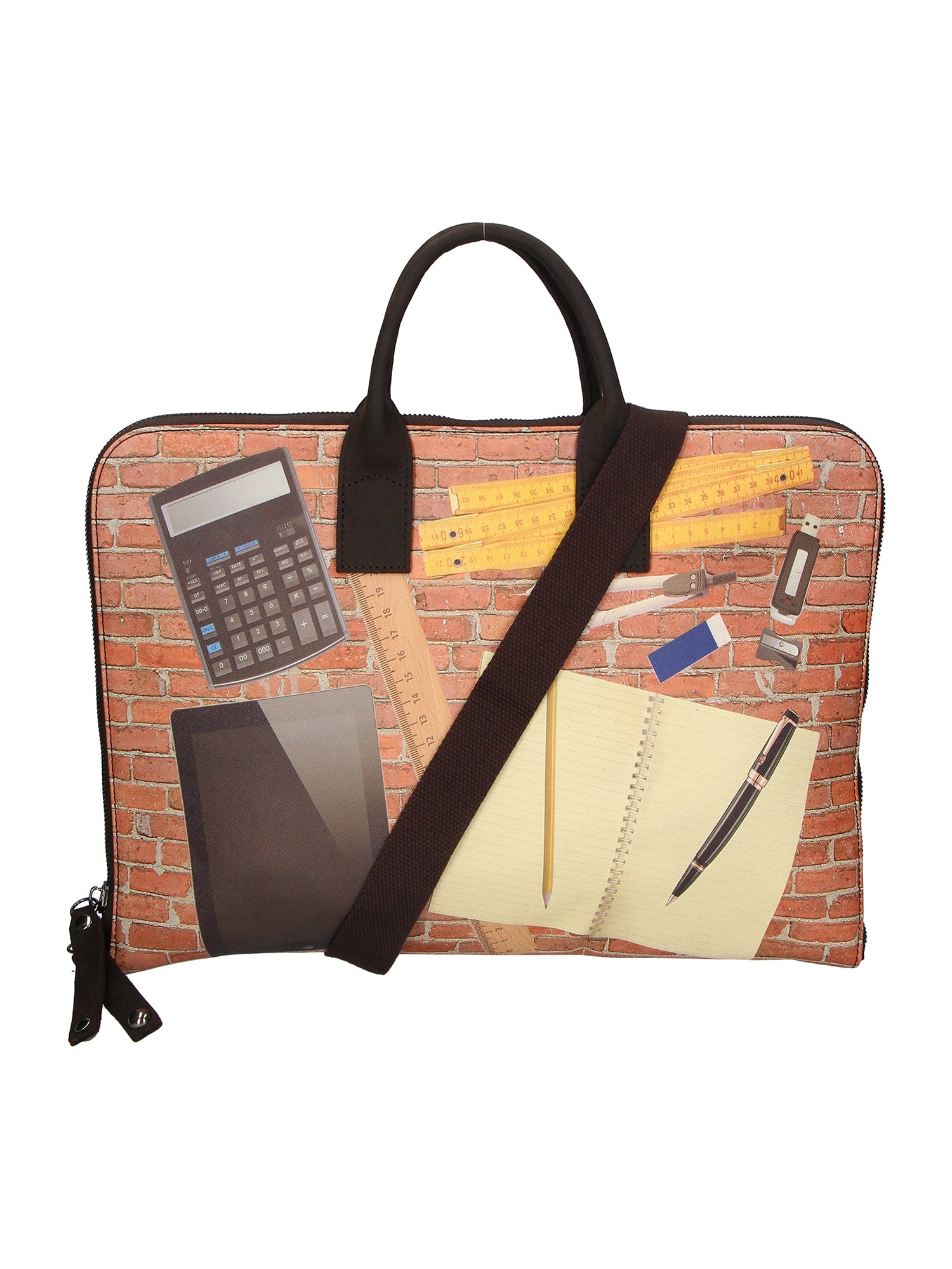 Michela Borsa a mano da donna Vera pelle ZG3007-PENNA Gave Lux