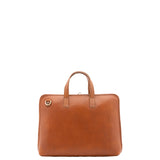 Borsa a mano unisex in vera pelle 100% cotone 4453-MIELE Alessia Firenze