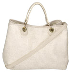 Borsa a mano da donna Paglia & Pelle MYB-05168-SS-148+D37 LATTE My Best Bag