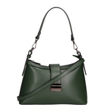 Aurelia Borsa a spalla da donna Vera pelle 05694-PL14 VERDE Gave Lux