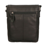 Borsa a tracolla da uomo 100% vera pelle HILB-3183-NERO Hill Burry