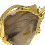 Elara Damen Schultertasche Echtleder 06090-018 Mittelgrau