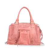 Elara Damen Schultertasche Echtleder 06090-018 Mittelgrau