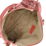 Elara Damen Schultertasche Echtleder 06090-018 Mittelgrau