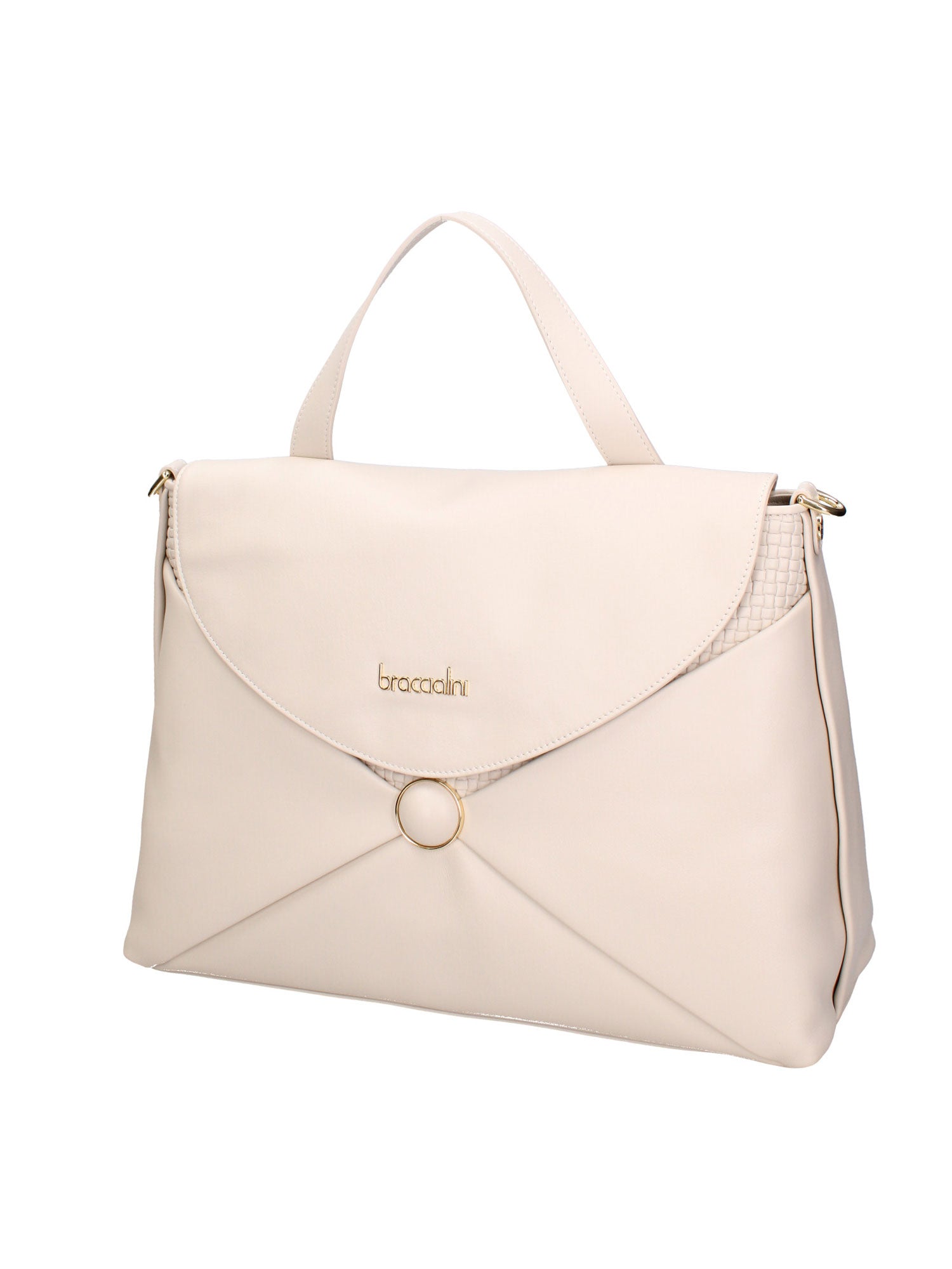 Edera Ultra Borsa a mano da donna 100% pelle B17202-BEIGE Braccialini