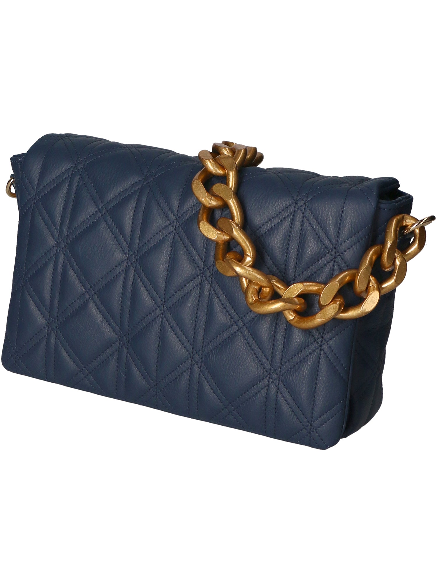 Aurélia Borsa a spalla da donna Vera pelle 04542-S24 BLU JEANS Gave Lux