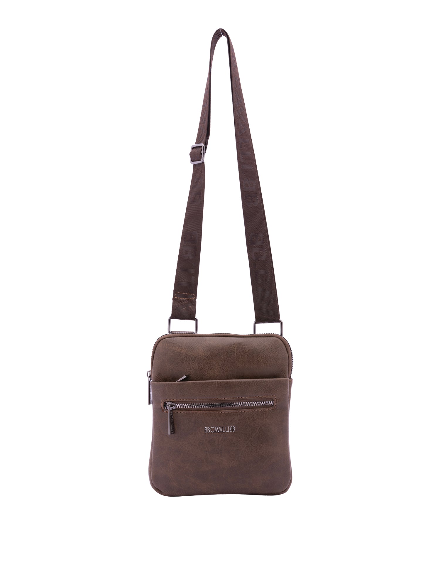 Borsa a tracolla da uomo 100% Poliestere BC1194-MARRONE B Cavalli