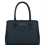 Borsa a Spalla in Pvc Blu