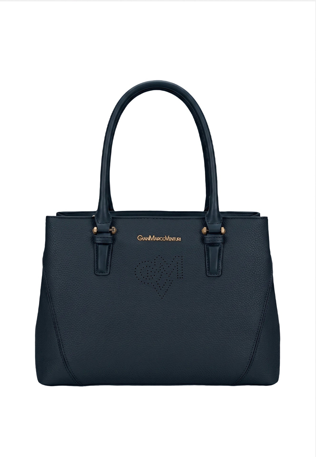 Borsa a Spalla in Pvc Blu