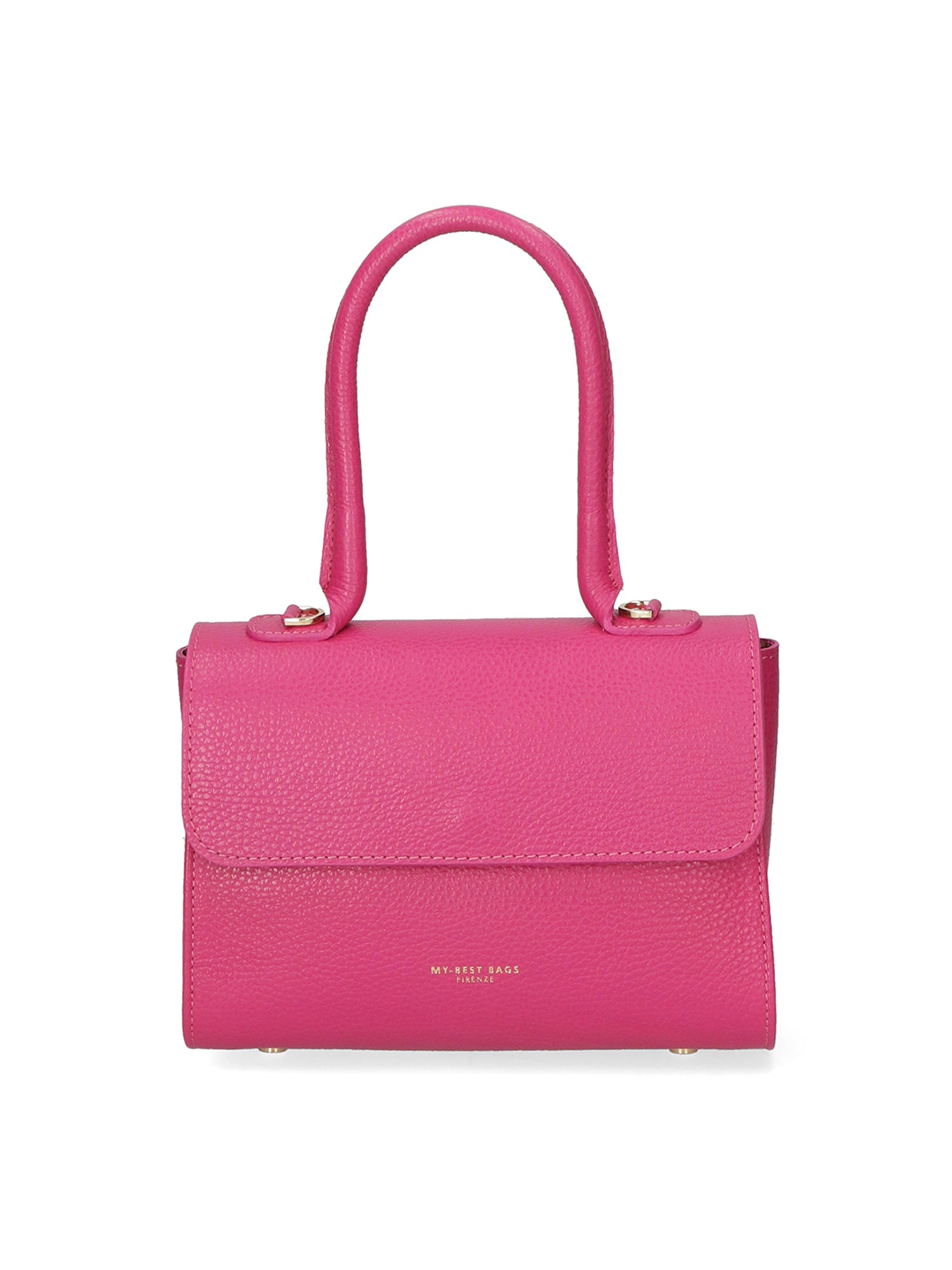 Borsa a mano da donna 100% vera pelle MYB-8030-FW-D02 MAGENTA My Best Bag