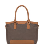 Borsa a Spalla in Pvc Verde Militare