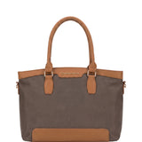Borsa a Spalla in Pvc Verde Militare